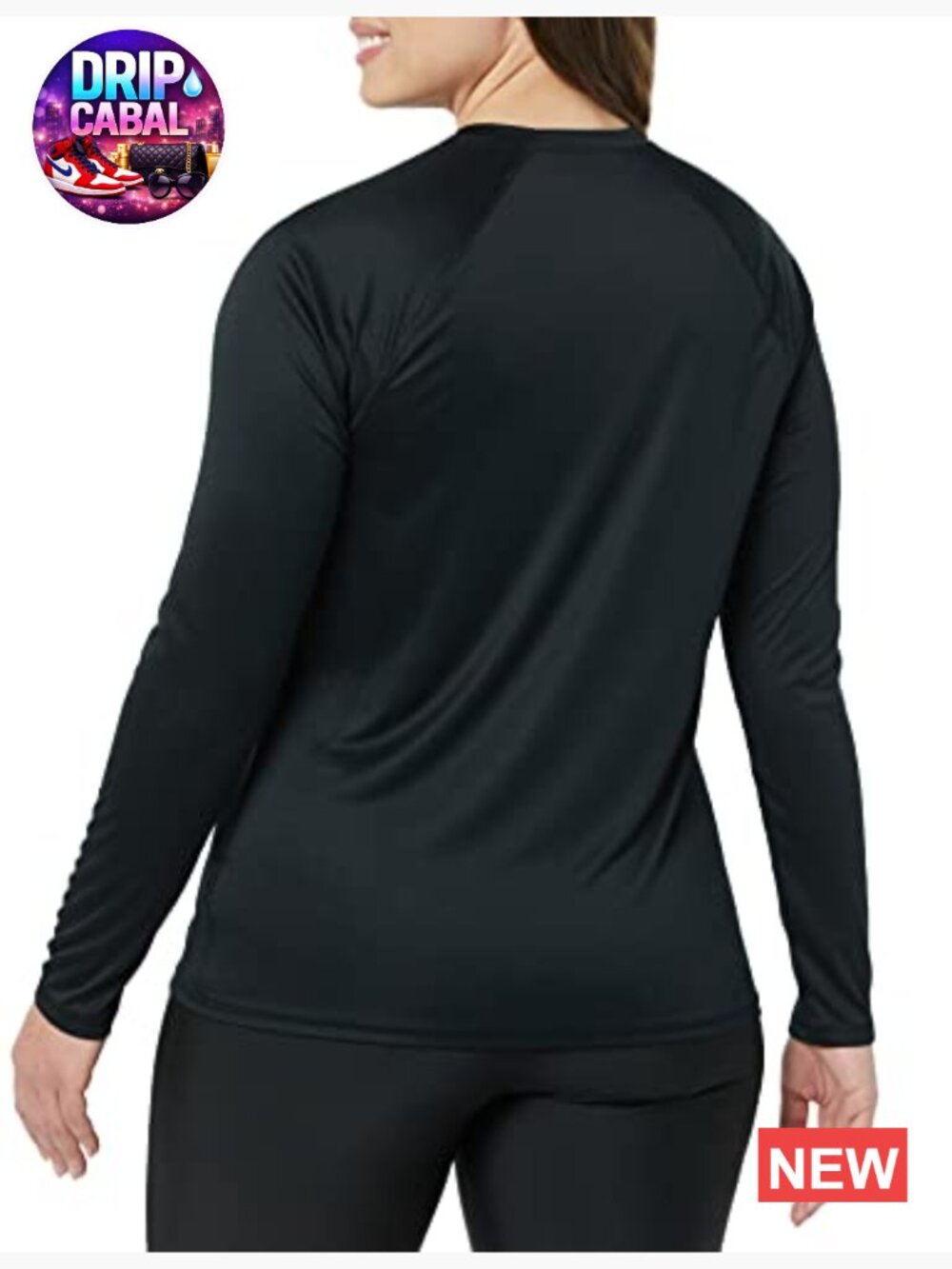 Long Sleeve Rash Guard Swimsuit Top SPF Protection UPF 50 - Picture 2 of 6